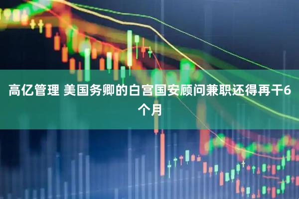 高亿管理 美国务卿的白宫国安顾问兼职还得再干6个月